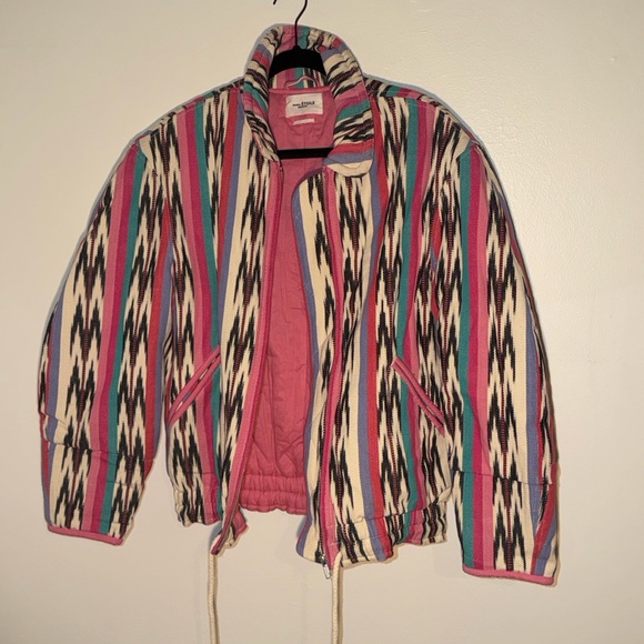 Isabel Marant Colorful Patterned Puffer Jacket - Picture 2 of 3